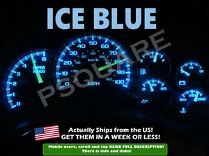 Speedometer Speedo LED Dash Bulbs Ice Blue For Chevy GMC 99 02 Silverado Truck - Picture 1 of 2