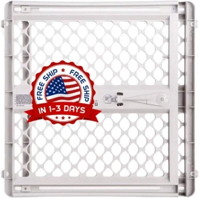 Cerca Puertas Reja De Seguridad Para Bebes y Perros En Escaleras 26-42 Pulgadas. Foto 1 de 4