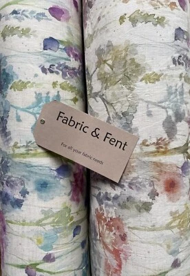 VOYAGE MAISON NEU Voyage HERMINE Baumwollmischung Sommer Garten Stoff Vorhänge/Lampenschirm/Jalousien