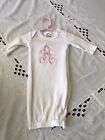 BB Blanke Boutique Baby Girls Pajama Gown 0-3 Months Embroidered A