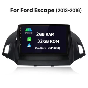 Android 13 Carplay For Ford Escape 2013-2016 Car Gps Navi Stereo Radio Player BT - Picture 1 of 11