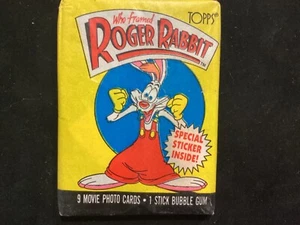 TOPPS 1987 ROGER RABBIT SEALED WAX PACK - Picture 1 of 2