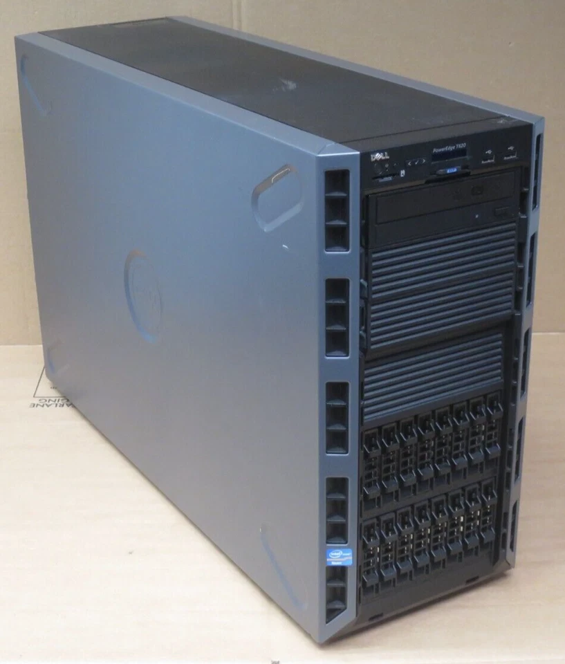Dell PowerEdge T620 4-Core E5-2609v2 2.50GHz 8GB Ram H710 16-Bay Tower Server - Image 1 of 4