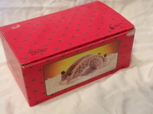 Weihnachtsdorf 8" lang 3" hoch handbemalt Porzellan Stein Brücke 1990 - Bild 1 von 13