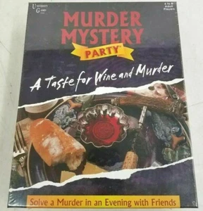 Gioco da tavolo NUOVO/Sigillato Murder Mystery Party Taste Wine & Murder - Universal Games - Foto 1 di 2