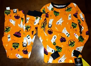 NIÑOS NIÑAS NUEVO CON ETIQUETAS NARANJA HALLOWEEN PIJAMA talla 8 2 PIEZAS ROPA DE DORMIR CALABAZAS COLOR - Imagen 1 de 1