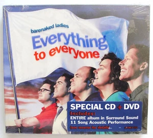 BARENAKED LADIES ~ EVERYTHING TO EVERYONE CD + DVD ~ NEW Still Sealed - Picture 1 of 2