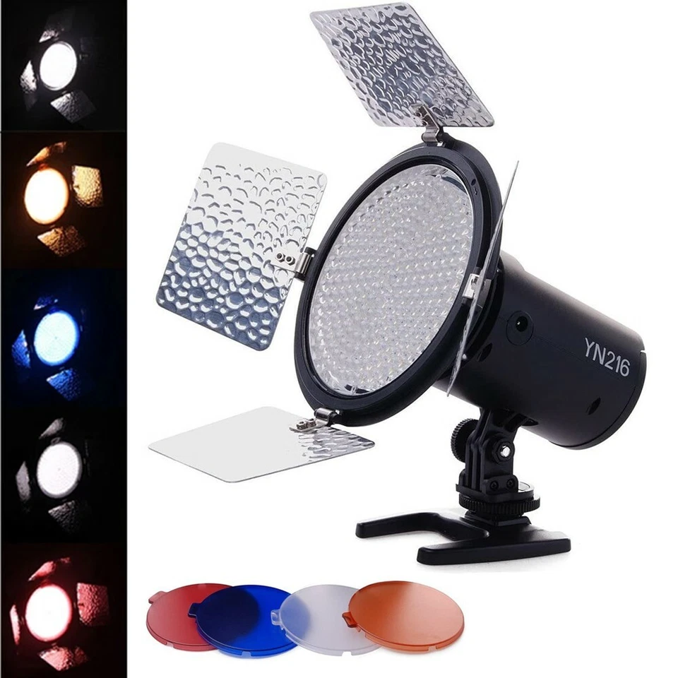 YONGNUO YN216 YN-216 LED Studio Video Light For Camera & Camcorder DSLR 5500K - Image 1 of 4