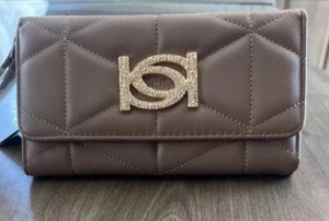 Bebe Taupe color Trifold wristlet NWT no box 59.00$$MSRP - Picture 1 of 12