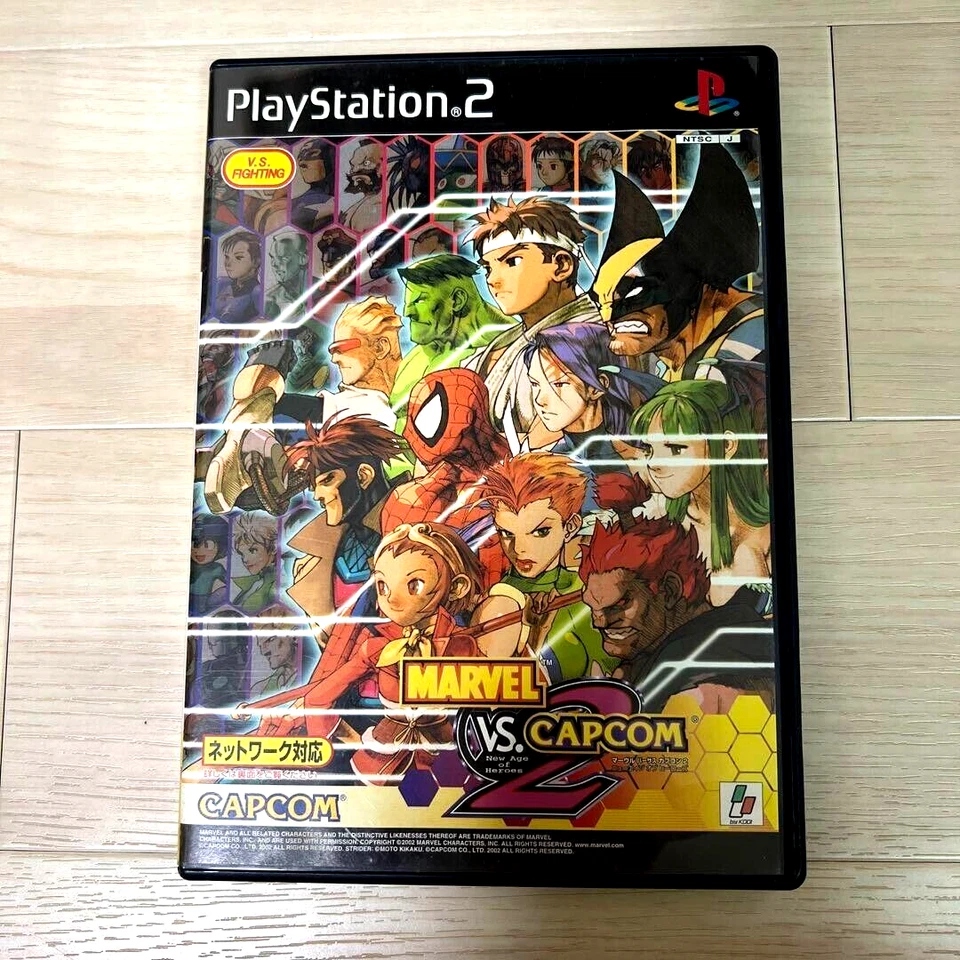MARVEL VS. CAPCOM 2 New Age of Heroe Sony Playstation 2 PS2 Game USED From Japan - Image 1 of 4