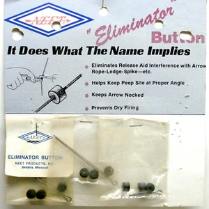 3 NEET COMPOUND BOW CALIPER RELEASE AID INTERFERENCE ELIMINATOR CUSHION BUTTONS - Picture 1 of 2