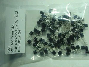 100x MPSA56 Transistor PNP 0,5A 80V 0,625W TO92 #3-05/6$u#9e - Bild 1 von 5