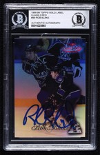 1998-99 Topps Gold Label Class 2 Red /50 Rob Blake BAS Certified BAS Encased HOF