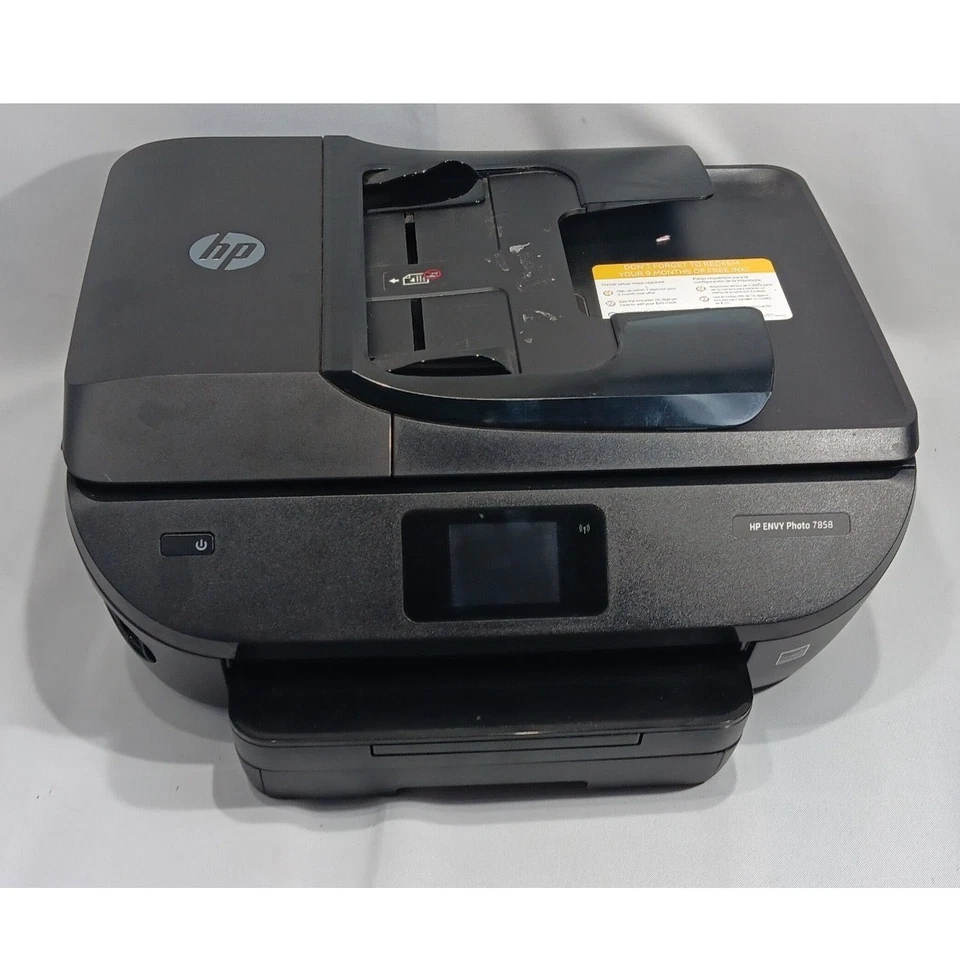 HP ENVY Photo 7858 All-in-One Wireless Printer Scanner CopierFaxPhotoDock/Repair - Image 1 of 4