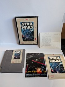 STAR WARS NES Nintendo - PAL ITA Mattel - CIB Completo Poster Garanzia RARE