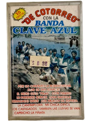 BANDA CLAVE AZUL De Cotorreo Cassette Tape Sellado Regional Mexican 15 Exitos - Image 1 of 4