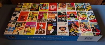 1000 piezas Rompecabezas panorámico PELÍCULAS CLÁSICAS carteles (39), marca Observaciones Foto 1 de 4