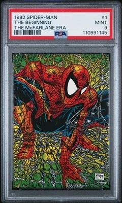 1992 Spider-Man The McFarlane Era #1 The Beginning PSA 9 - Image 1 of 3