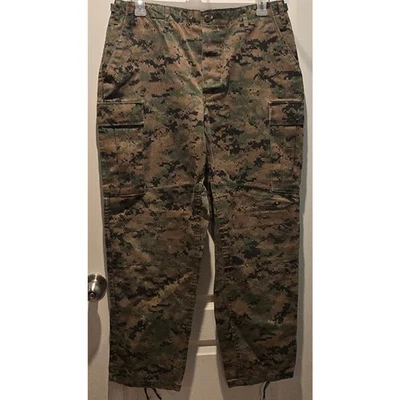 Tru-Spec sz L Woodland MARPAT (морской узор) камуфляж боевые брюки - Изображение 1 из 4