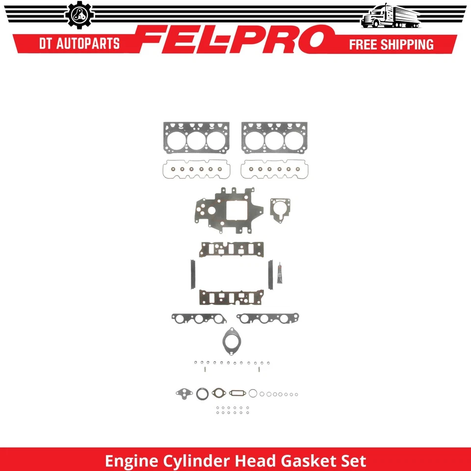 Juego de juntas de culata Fel-Pro para Chevrolet Monte Carlo 2004-2005 3,8 L V6 Eng Foto 1 de 1