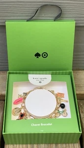 Kate Spade For Target Chunky Novelty Charm Bracelet NWT - Picture 1 of 6