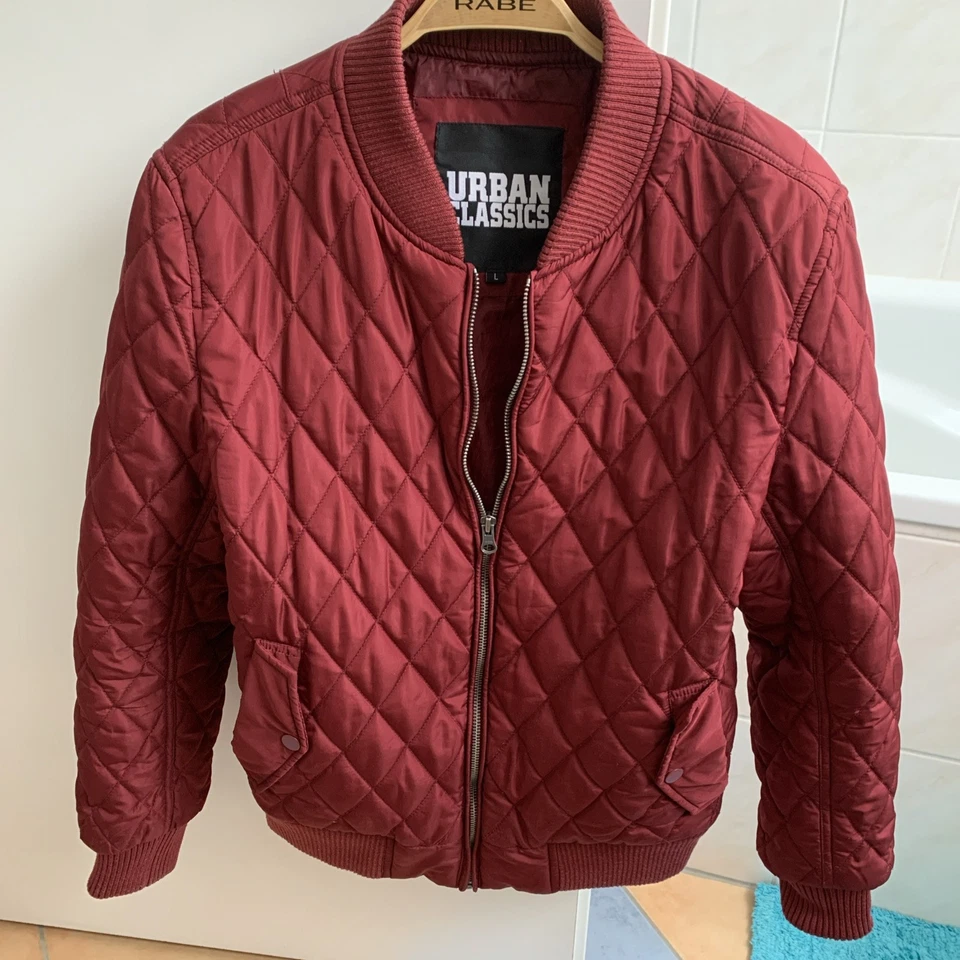 Urban Classics DIAMANT Bomberjacke Damen Gr. L ( fällt wie M aus ) Bordeaux - Bild 1 von 4