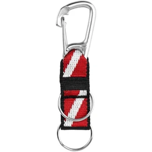 Scubas Diving Lanyard Clip with D Rings Antilost Strap For Underwater Activity - Picture 1 of 8
