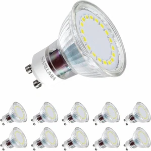 sanlumia 10 x 5W GU10 LED superhell 10 Stück (1er Pack), kaltweiß 6400k  - Bild 1 von 18