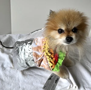 Burrito Wrapper/rapper Life Dog Size XS/S Bootique Halloween Costume - Picture 1 of 5