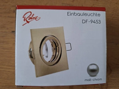 6 Rolux LED Einbauleuchten mit Fassung ohne Leuchtmittel für alle Wohnbereiche - Bild 1 von 4