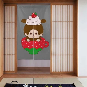 Monchhichi curtains, Japanese-style noren curtains, stylish screens. 044 - Picture 1 of 7