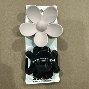 Scunci Women’s 2 Pc Claw Hair Clips 60143 - Picture 1 of 4