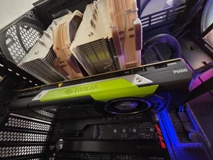 HP NVIDIA Quadro P6000 24GB GDDR5 Workstation GPU - Massive VRAM - Pro Card - Bild 1 von 5
