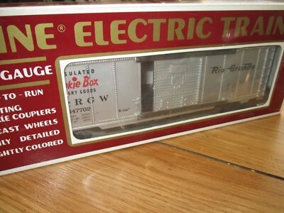 K-LINE O GAUGE D&RGW BOX CAR #K-647702~NEW in BOX - Image 1 of 2