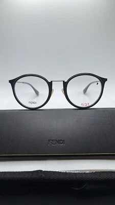 Auténticas lentes ópticas unisex nuevas Fendi ff M0023 KB7 145. Negro mate. Foto 1 de 4