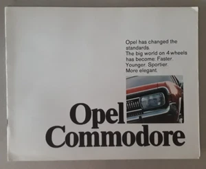 Opel Commodore Brochure 1969 - 2.5 Sedan GS Sedan Coupe GS Coupe - LF Prestige - Picture 1 of 6