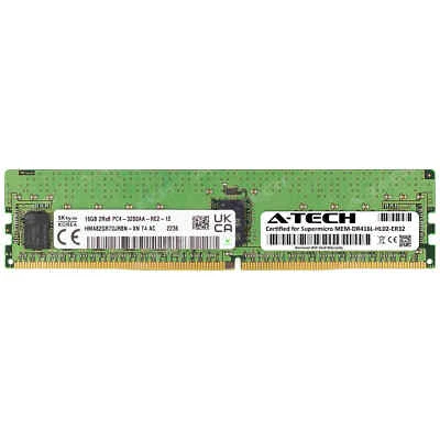 16GB DDR4 PC4-25600 RDIMM Supermicro MEM-DR416L-HL02-ER32 Equivalent Memory RAM - Image 1 of 2