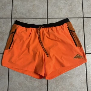 Nike Trail Second Sunrise 5" Running Shorts Men Size XXL Orange NEW DV9311-885 - Picture 1 of 7