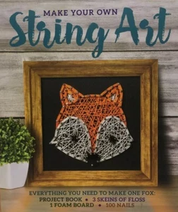 Make Your Own String Art~Fox (Mixed Media Product) - Imagen 1 de 3