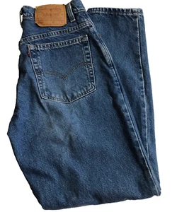 Vintage 90er Levi's USA 550 Relaxed Tapered Leg Jeans 8 Short High Rise 28x28 Y2K - Bild 1 von 10