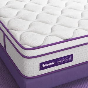 10 inch Twin Size Mattress, Memory Foam & 5-Zone Innerspring Hybrid Mattress - Picture 1 of 9