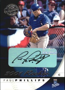 2001 Donruss Class of 2001 Rookie Autographs #109 Paul Phillips/250/250 - NM-MT