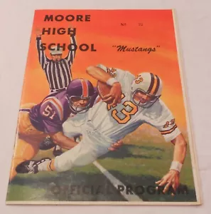 Programa de fútbol americano de la escuela secundaria Louisville Kentucky Moore Southern 1976 - Imagen 1 de 3