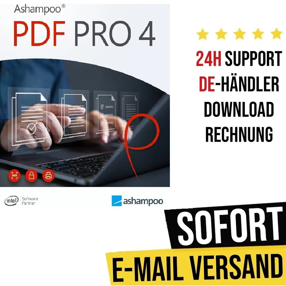 Ashampoo PDF Pro 4 | Dauerlizenz | Sofort-Download | Vollversion - Bild 1 von 1