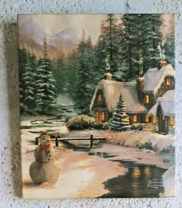 THOMAS kINKADE The Night Before Christmas Gallery Wrapped Canvas - Picture 1 of 1