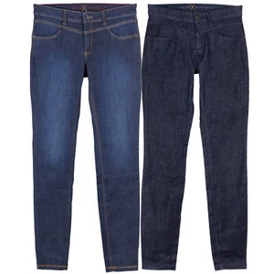 MAC Dream Slim Leg Authentic Stretchjeans Damen Denim Blau Rinsed - Picture 1 of 7