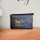 NWT Coach Corner Zip Wristlet With Horse And Carriage