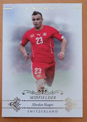 2015 FUTERA UNIQUE SOCCER BASE 055 XHERDAN SHAQARI SWITZERLAND - Image 1 of 2
