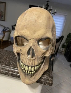 Rubie's Costume Deluxe Overhead Skull Mask Adult Size - Picture 1 of 5