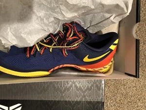 Brand New Zoom Kobe 8 Barcelona Tiger size 13 blue orange yellow - Picture 1 of 2